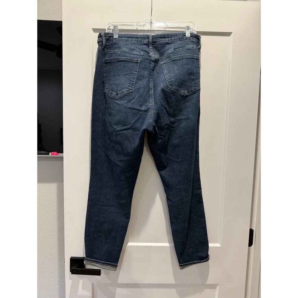 Pistola Women's Mid-Rise Slim Skinny Dark Wash Blue Stretch Jeans, 5-Pocket, 16W - Picture 3 of 4